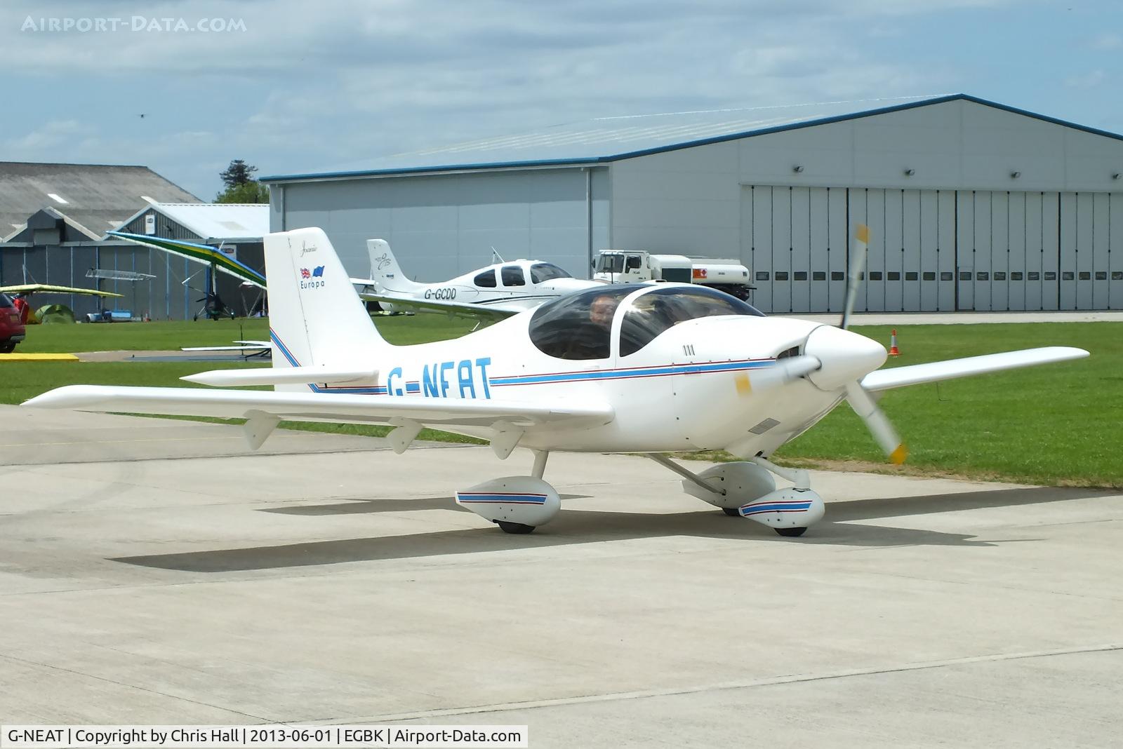 G-NEAT, 1996 Europa Tri-Gear C/N PFA 247-12642, at AeroExpo 2013