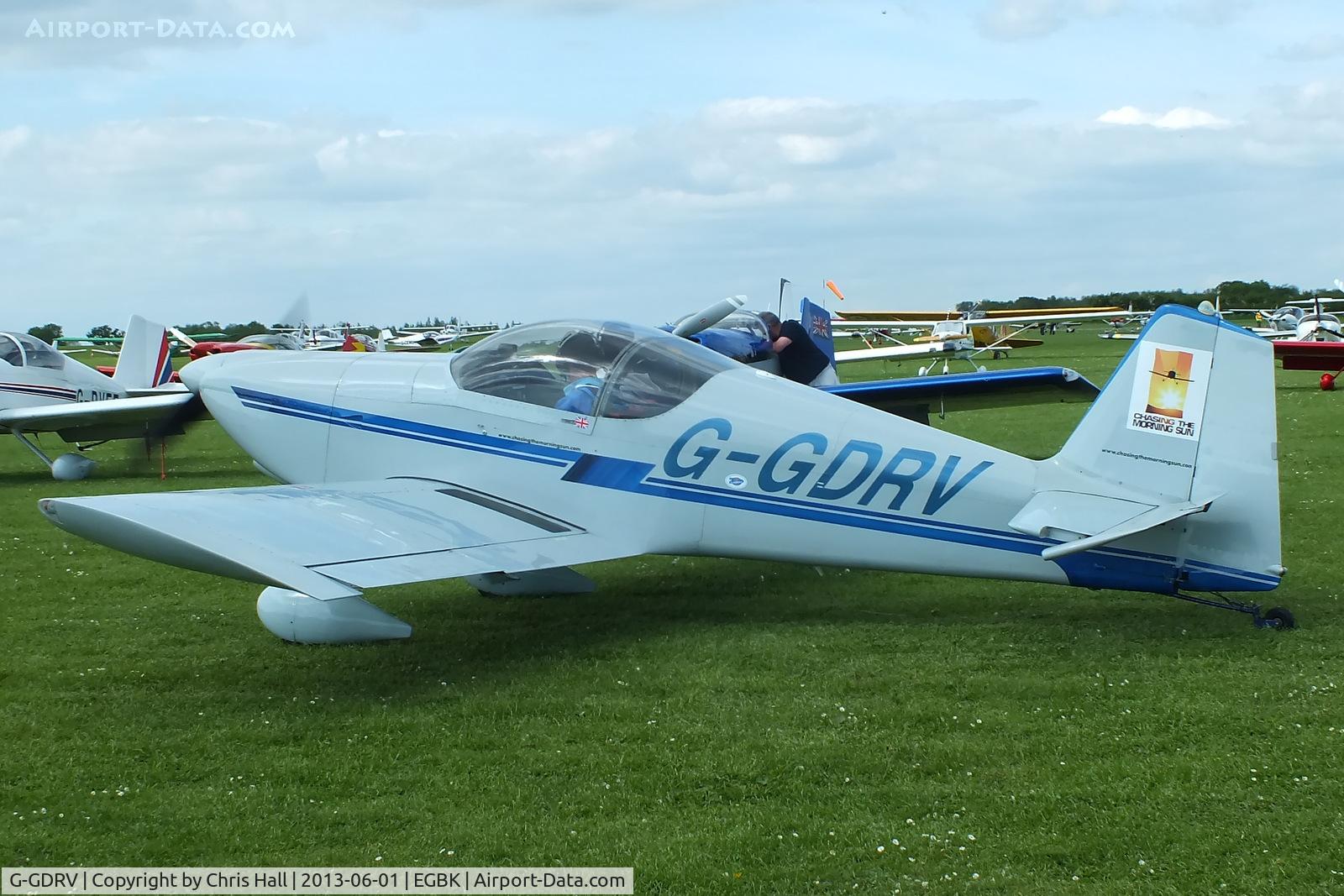 G-GDRV, 1993 Vans RV-6 C/N 21367, at AeroExpo 2013