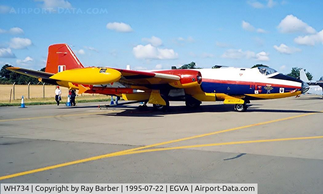 WH734, English Electric Canberra B(TT).2 C/N EEP71214, English Electric Canberra B.2 mod [71214] ( Ministry of Defence) RAF Fairford~G 22/07/1995