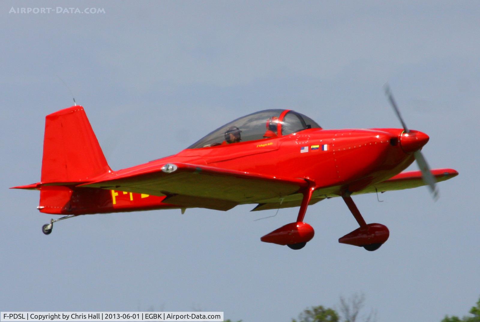 F-PDSL, Vans RV-8 C/N 81963, at AeroExpo 2013