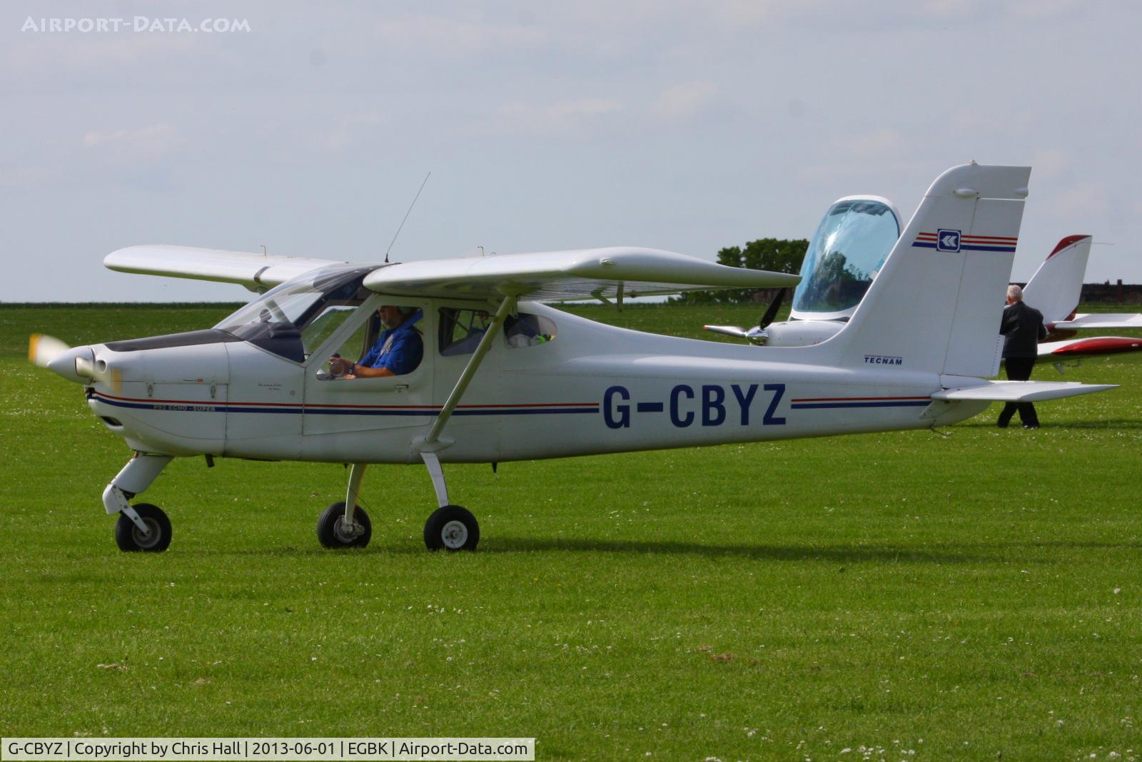 G-CBYZ, 2003 Tecnam P-92EA Echo Super C/N PFA 318A-13984, at AeroExpo 2013