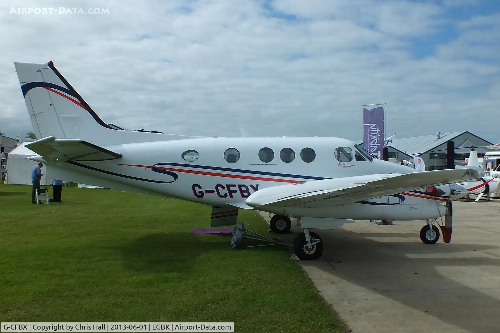 G-CFBX, 2008 Hawker Beechcraft C90GTI King Air King Air C/N LJ-1890, at AeroExpo 2013