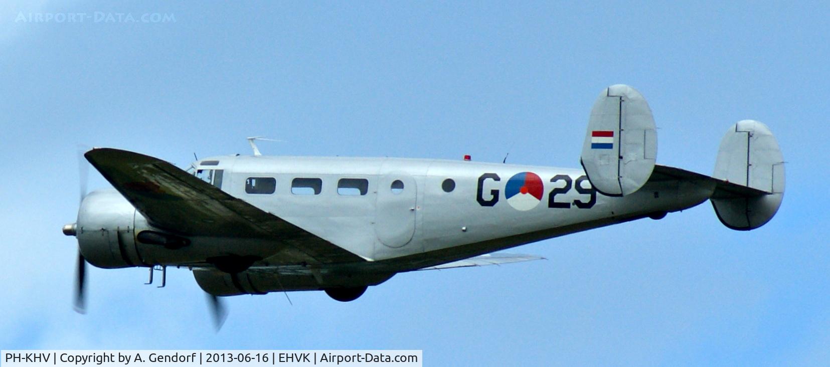 PH-KHV, 1952 Beech Expeditor 3NM (D18S) C/N A-904/CA-254, Seen here at Volkel (EHVK)