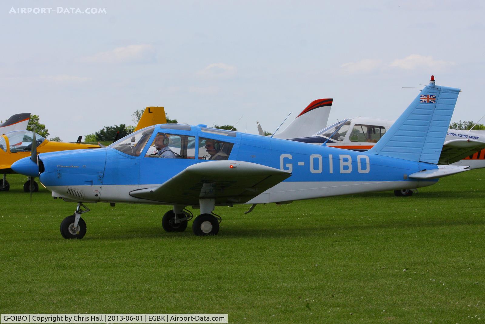 G-OIBO, 1966 Piper PA-28-180 Cherokee C/N 28-3794, at AeroExpo 2013