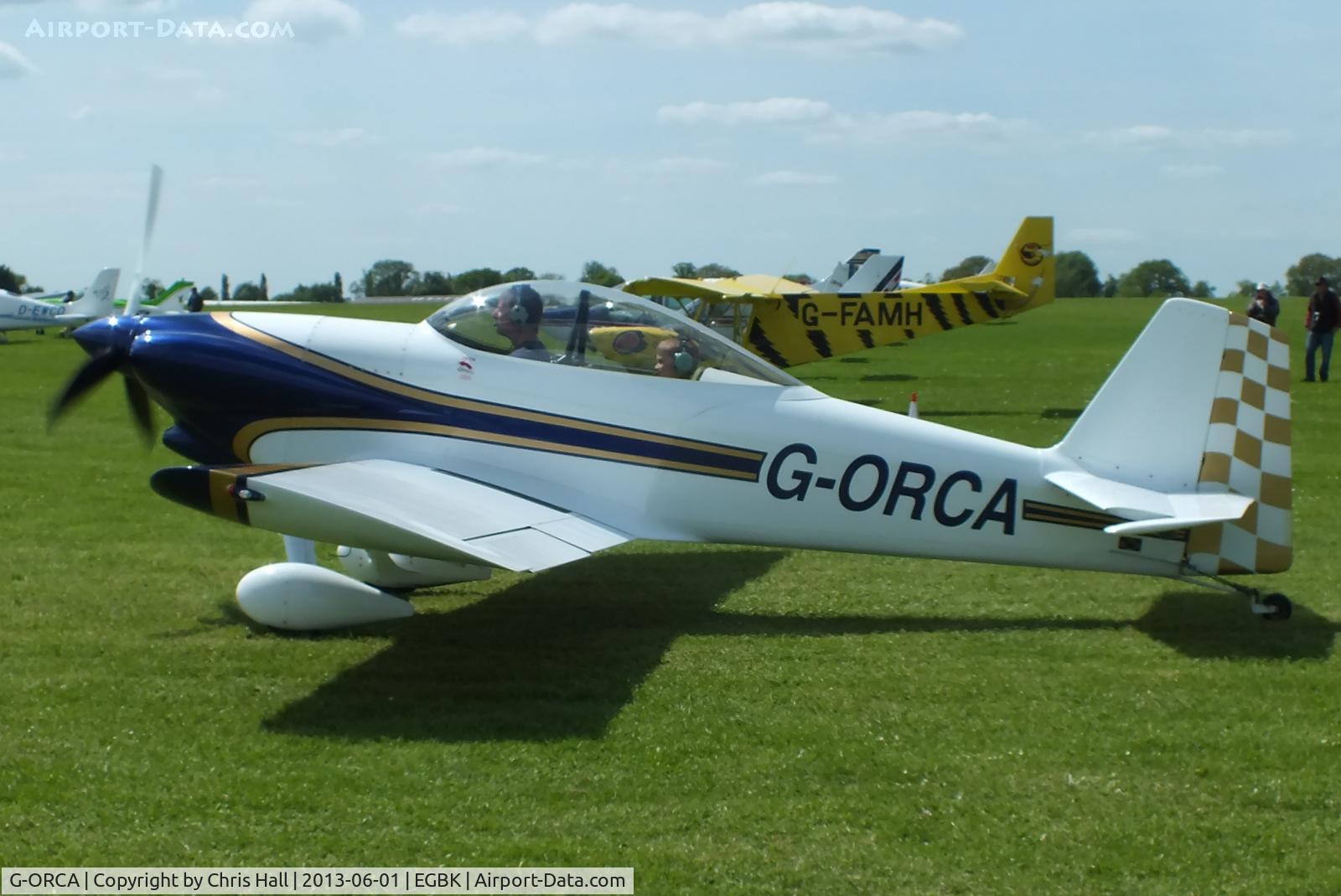 G-ORCA, 2005 Vans RV-4 C/N PFA 181-12924, at AeroExpo 2013