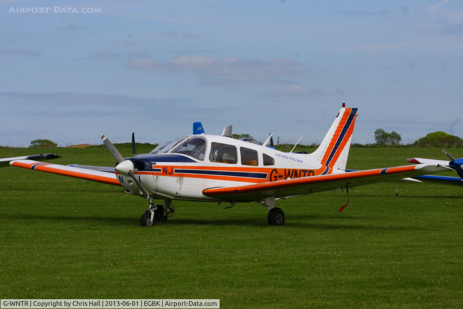 G-WNTR, 1977 Piper PA-28-161 Cherokee Warrior II C/N 28-7816281, at AeroExpo 2013
