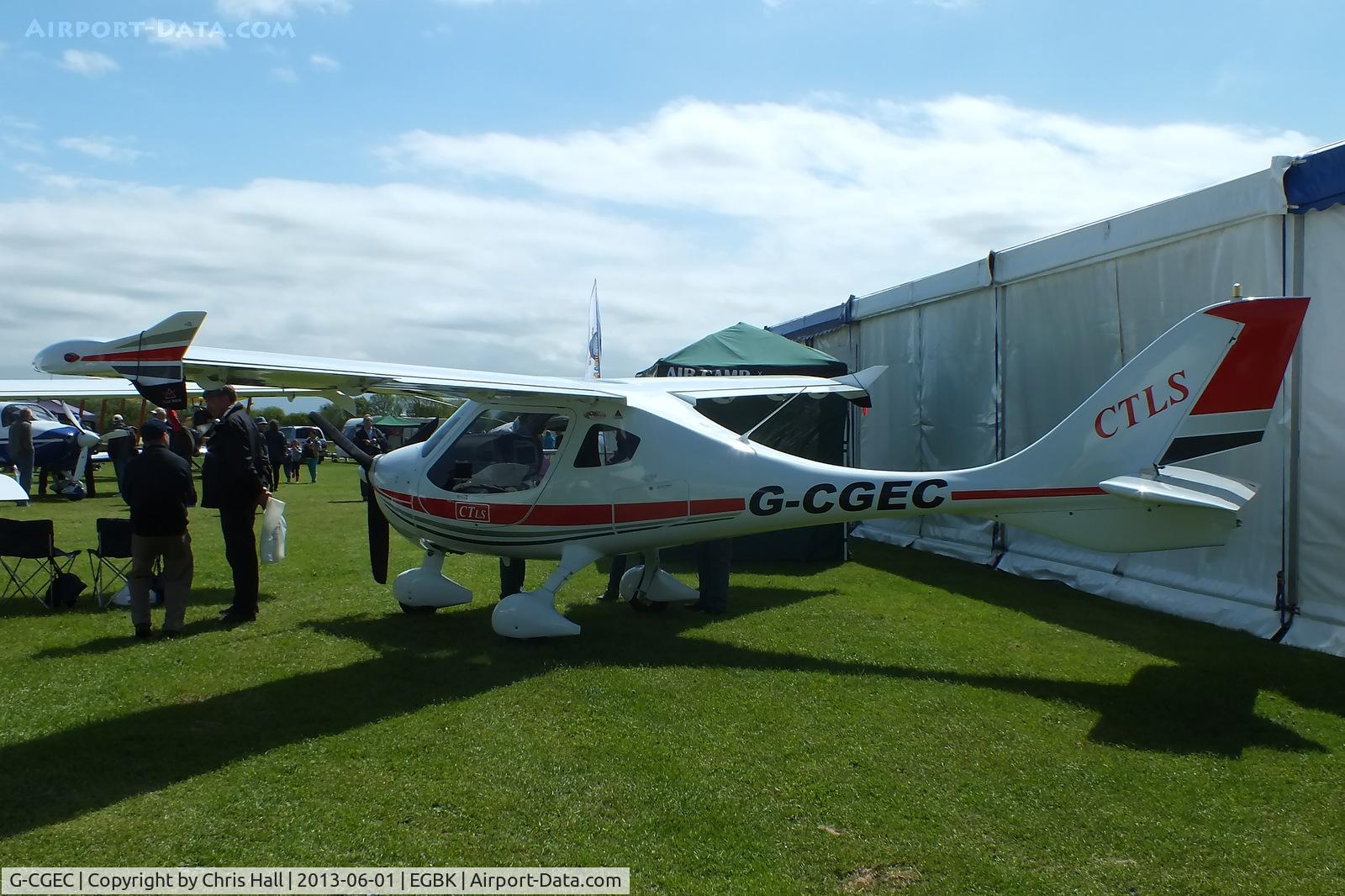 G-CGEC, 2009 Flight Design CTLS C/N F-09-02-12, at AeroExpo 2013