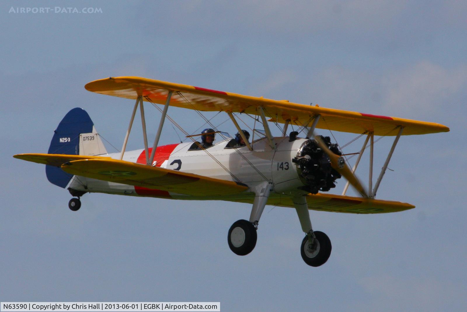 N63590, 1943 Boeing A75N1(PT17) C/N 75-7143, at AeroExpo 2013
