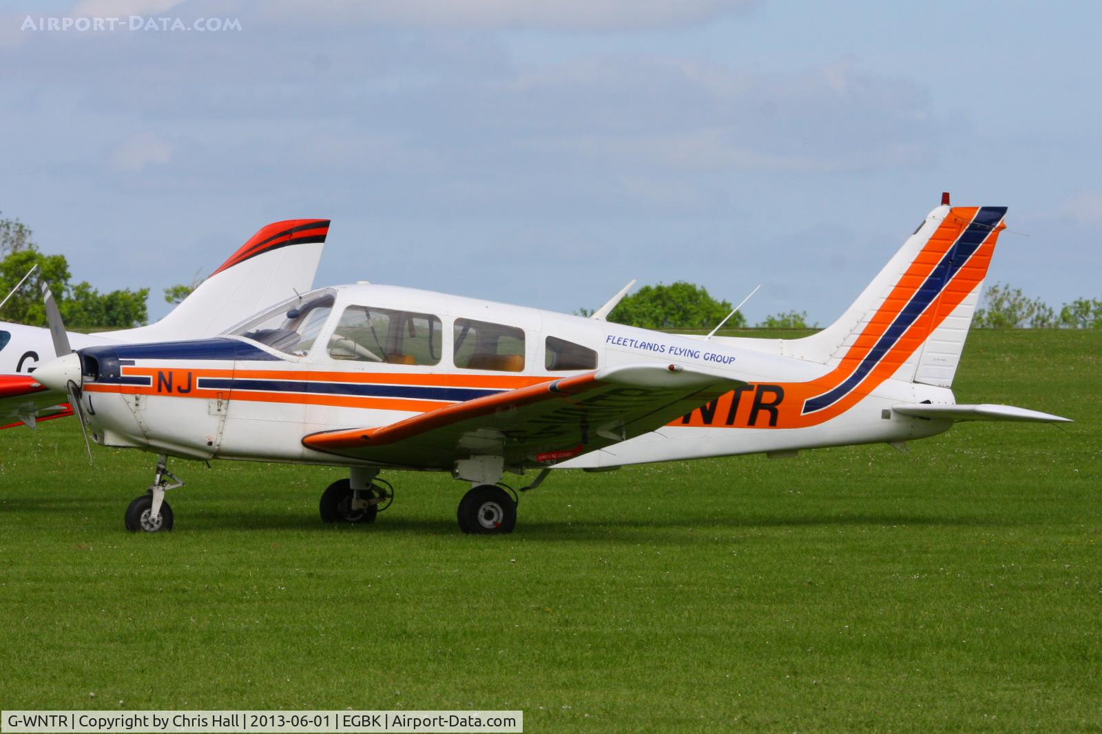 G-WNTR, 1977 Piper PA-28-161 Cherokee Warrior II C/N 28-7816281, at AeroExpo 2013