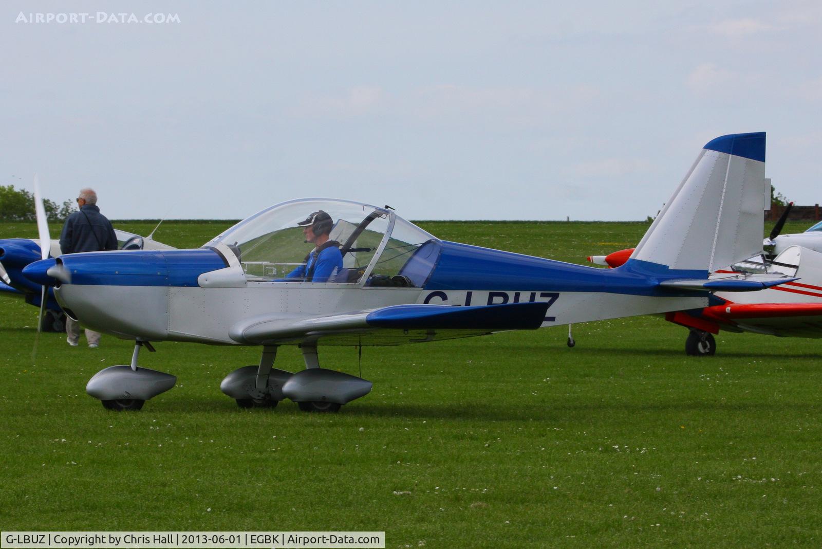G-LBUZ, 2005 Aerotechnik EV-97A Eurostar C/N PFA 315-14425, at AeroExpo 2013