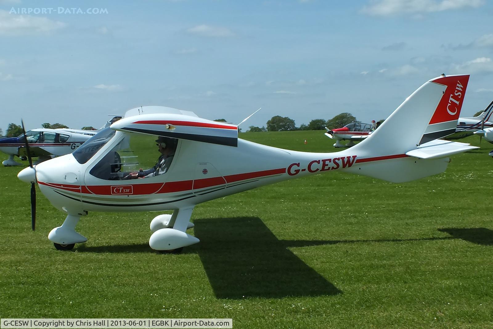 G-CESW, 2007 Flight Design CTSW C/N 8296, at AeroExpo 2013
