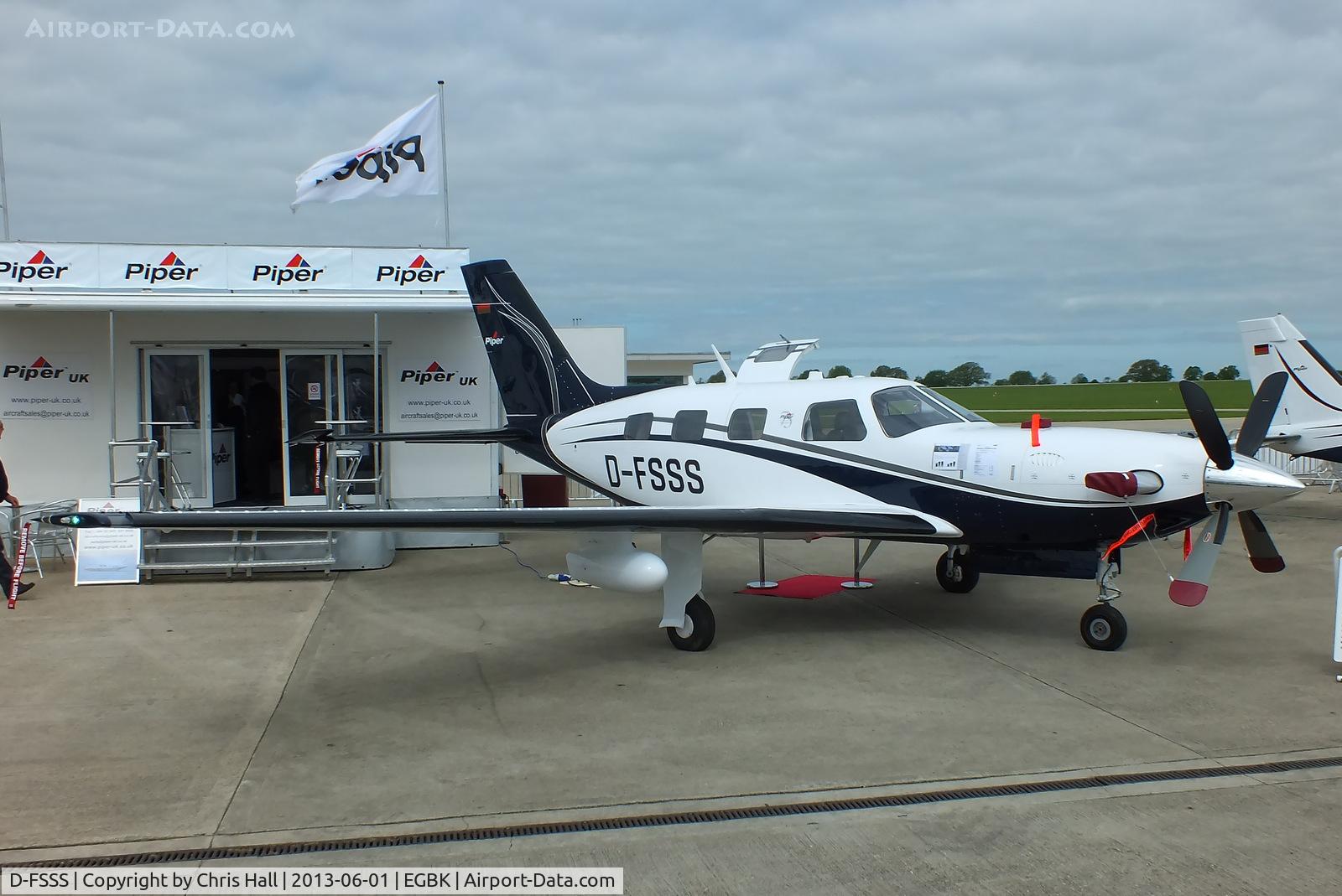 D-FSSS, 2012 Piper PA-46 Malibu Meridian C/N 4697512, at AeroExpo 2013