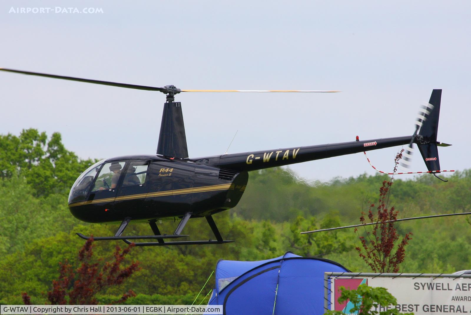 G-WTAV, 2006 Robinson R44 Raven II C/N 11449, at AeroExpo 2013