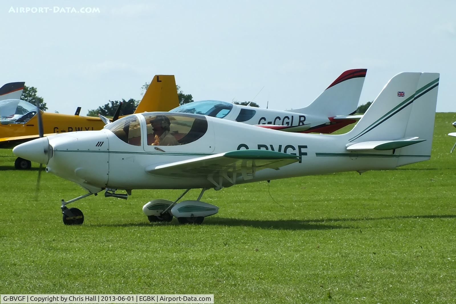 G-BVGF, 1996 Europa Tri-Gear C/N PFA 247-12565, at AeroExpo 2013