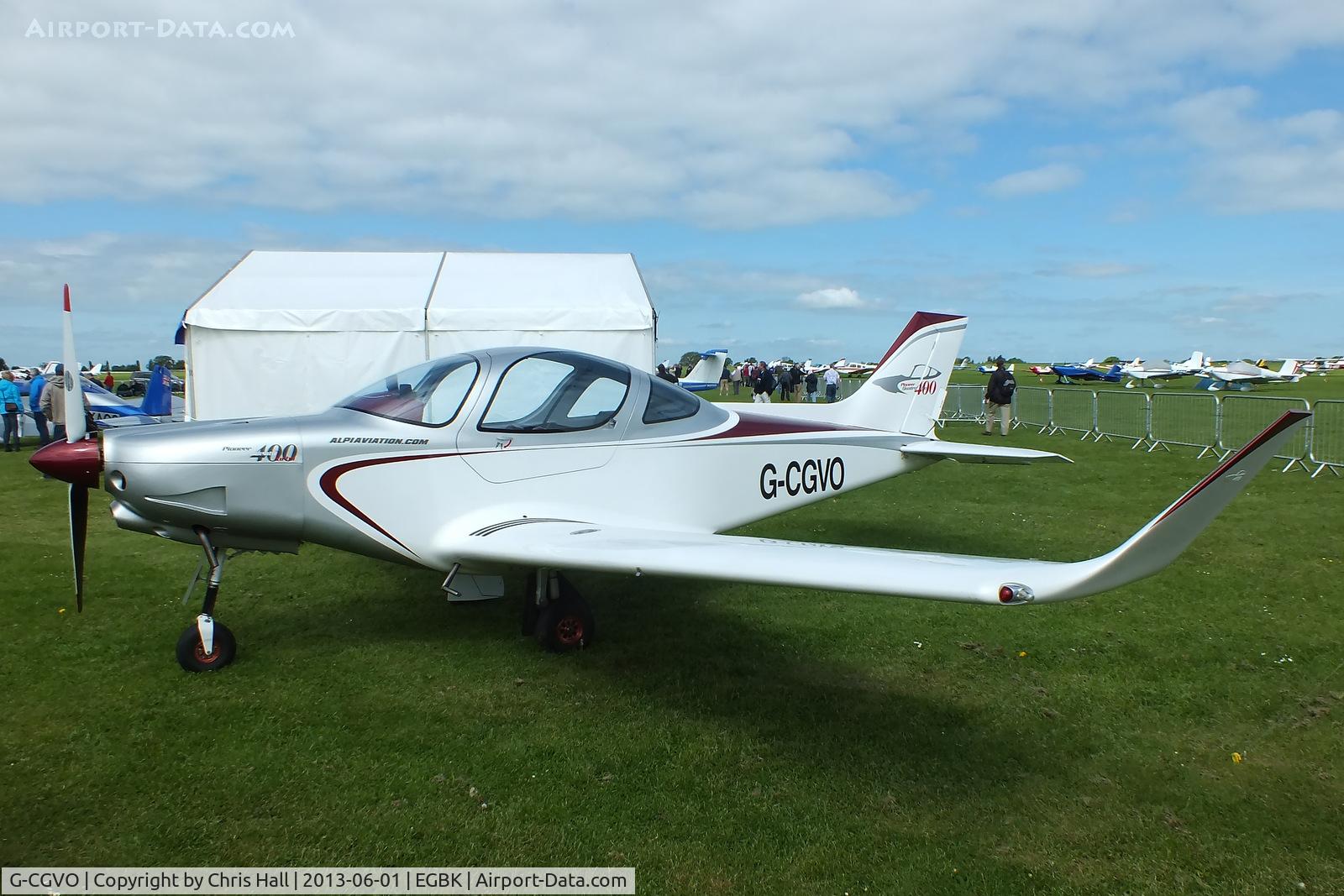 G-CGVO, 2011 Alpi Aviation Pioneer 400 C/N LAA 364-15006, at AeroExpo 2013