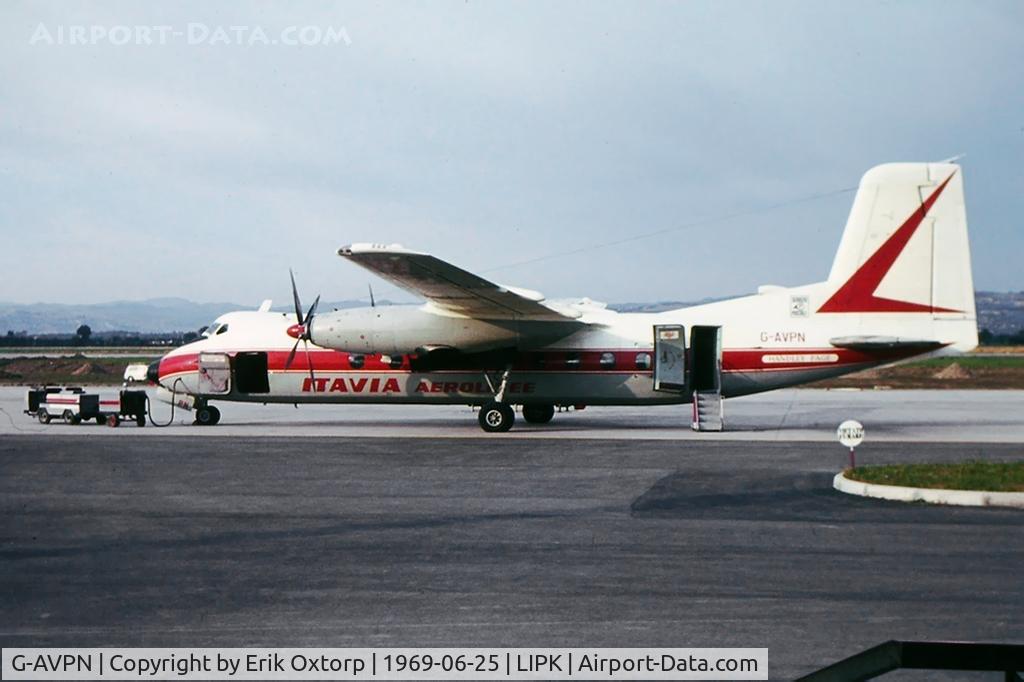 G-AVPN, 1964 Handley Page HPR-7 Herald 213 C/N 176, G-AVPN in FRL