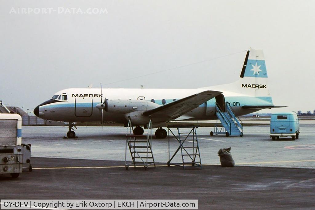 OY-DFV, 1961 Hawker Siddeley Avro 748-101 Sr1A C/N 1535, OY-DFV in CPH