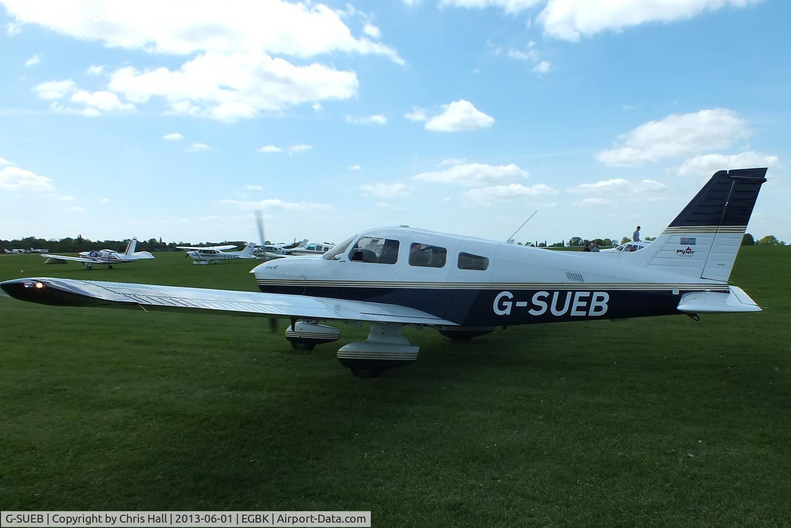 G-SUEB, 2001 Piper PA-28-181 Cherokee Archer III C/N 28-43466, at AeroExpo 2013