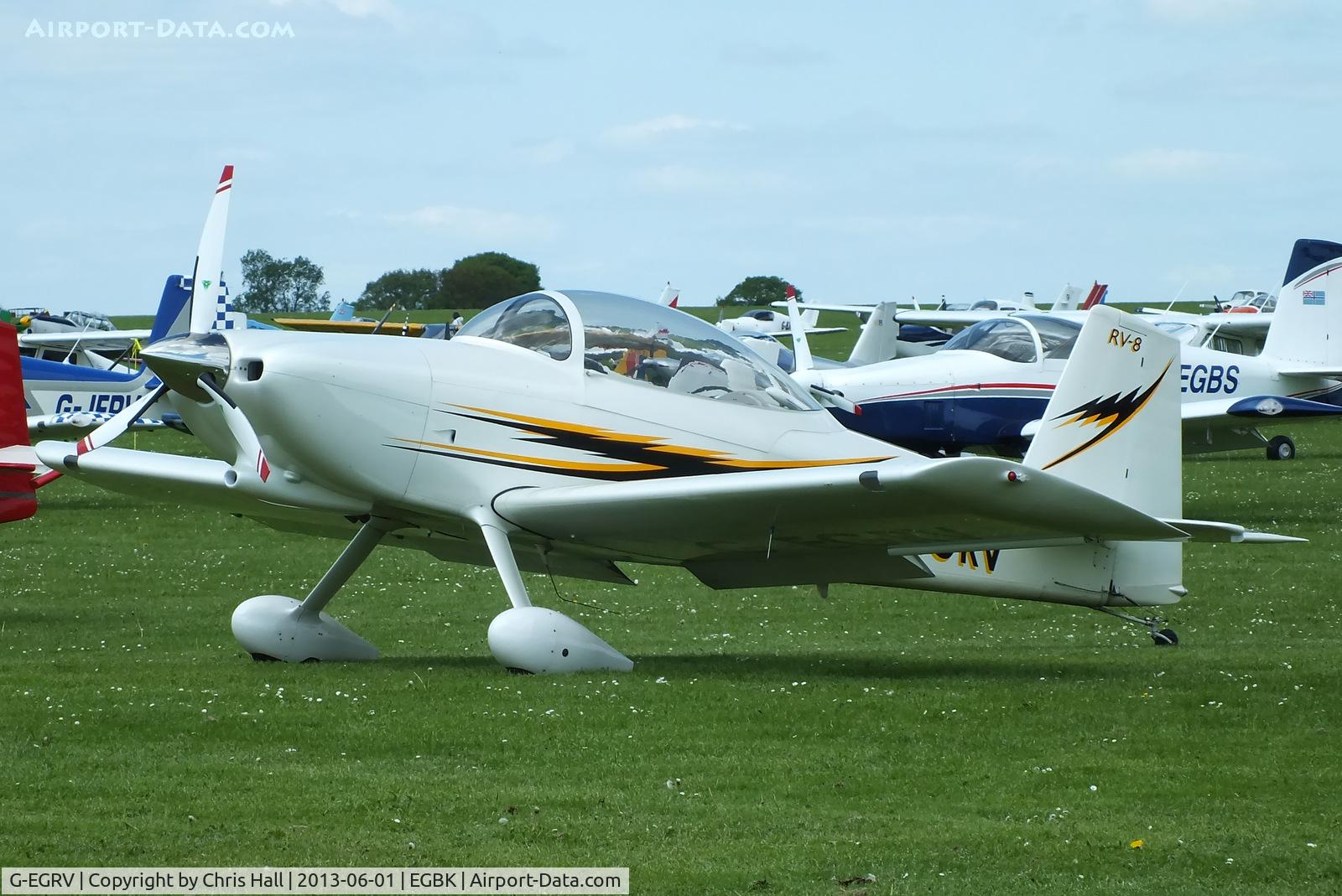 G-EGRV, 2007 Vans RV-8 C/N PFA 303-13639, at AeroExpo 2013