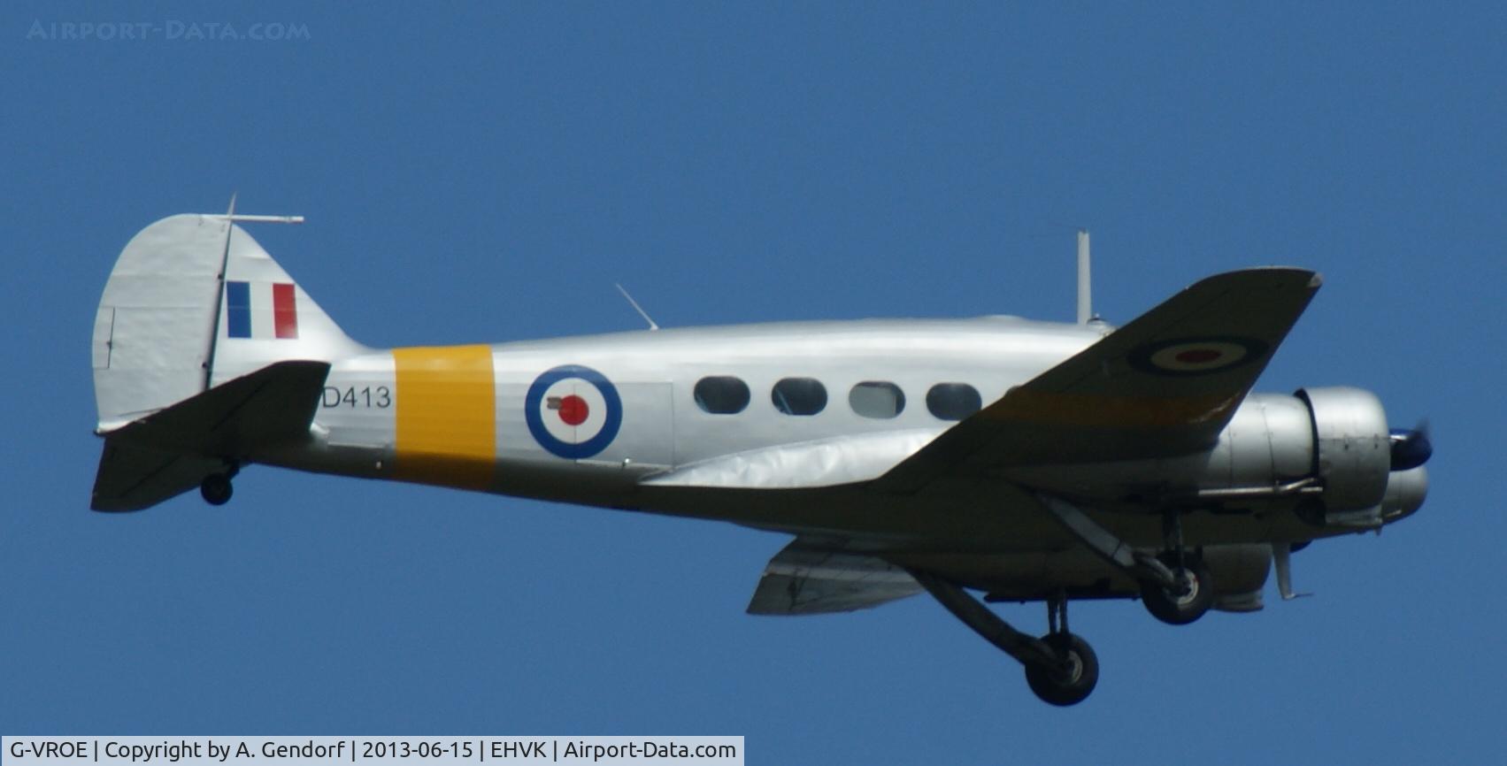 G-VROE, 1950 Avro 652A Anson T.21 C/N 3634, Royal Air Force, seen here at Volkel Airbase (EHVK) during RNLAF Open days