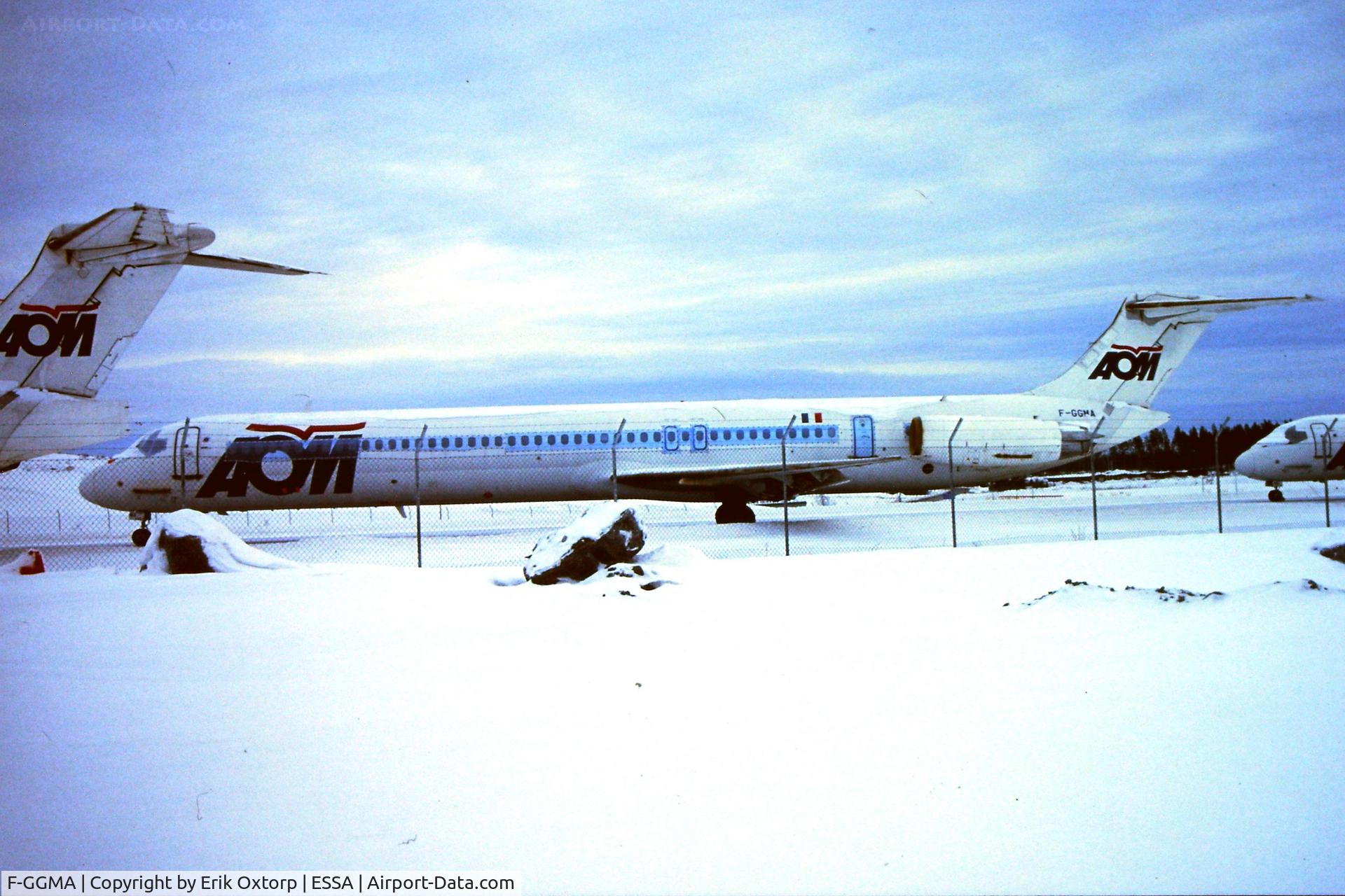 F-GGMA, 1986 McDonnell Douglas MD-83 (DC-9-83) C/N 49399, F-GGMA stored in ARN