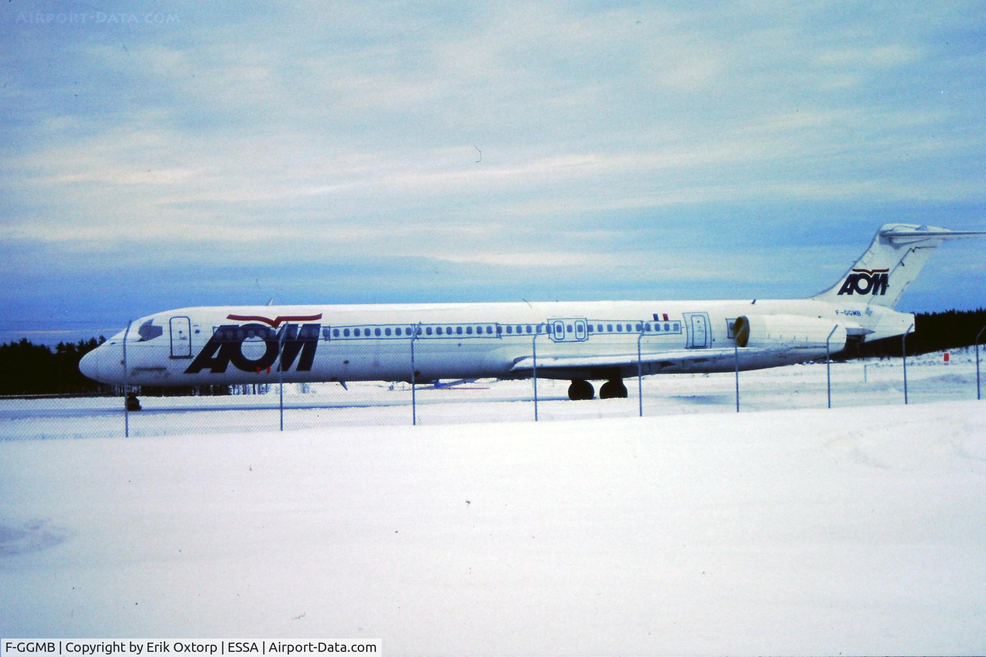 F-GGMB, 1988 McDonnell Douglas MD-83 (DC-9-83) C/N 49617, F-GGMB stored in ARN