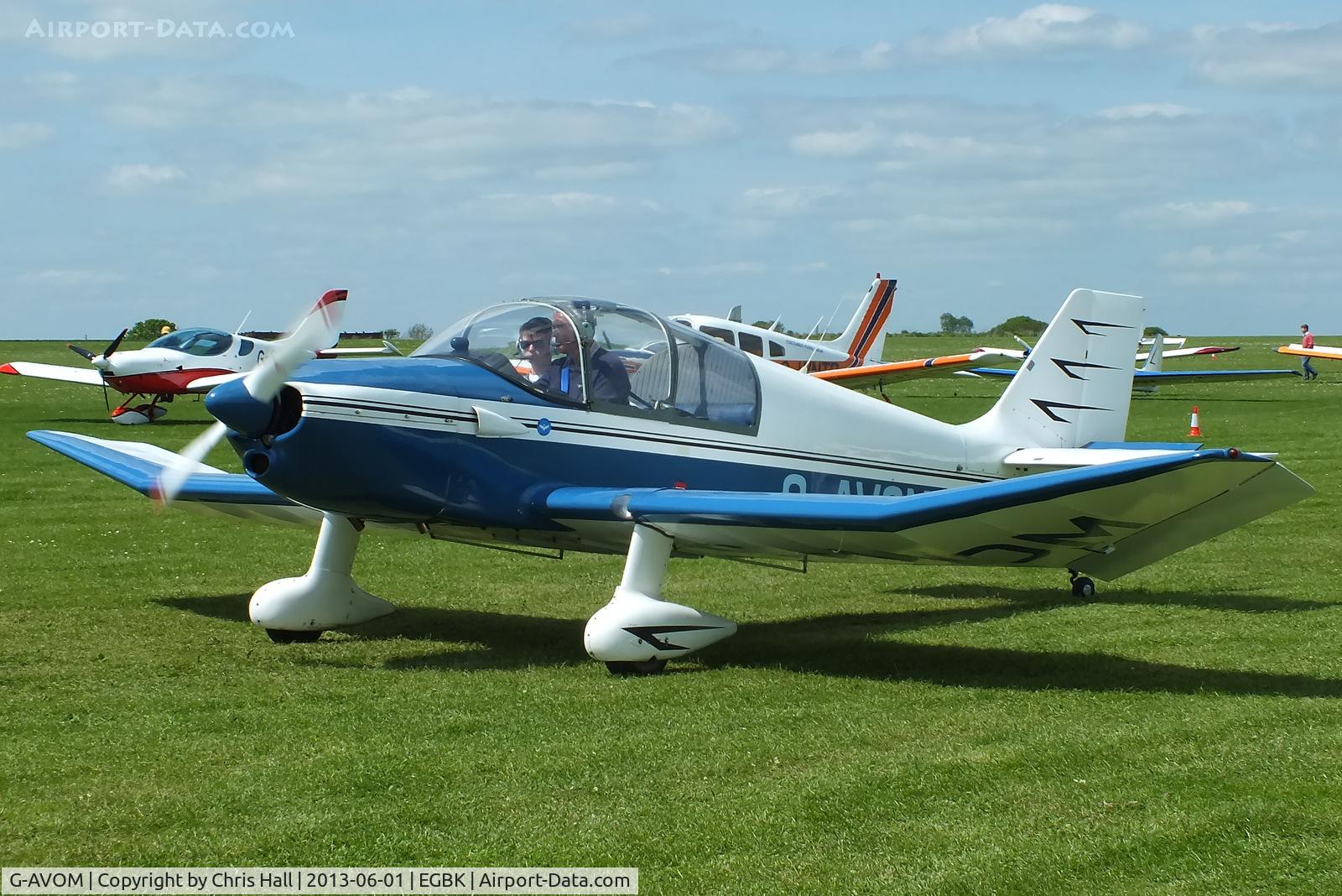 G-AVOM, 1967 CEA Jodel DR-221 Dauphin C/N 65, at AeroExpo 2013