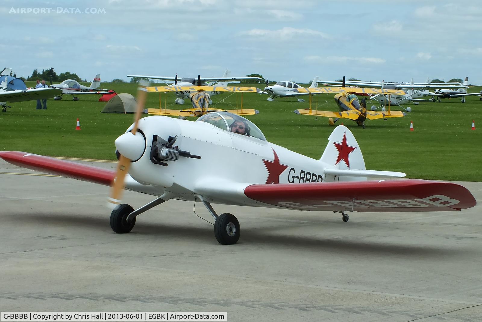 G-BBBB, 1973 Taylor JT-1 Monoplane C/N SAM/01/PFA 1422, at AeroExpo 2013