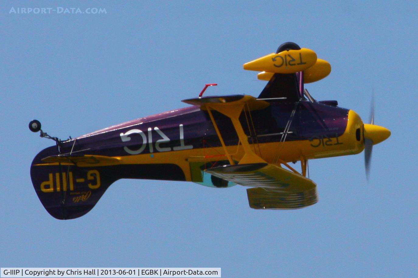 G-IIIP, 1984 Pitts S-1D Special C/N PFA 009-10195, displaying at AeroExpo 2013