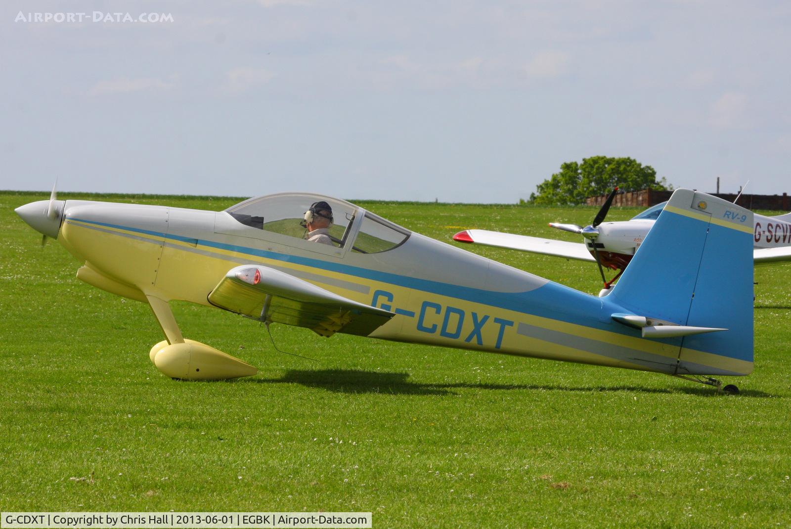 G-CDXT, 2006 Van's RV-9 C/N PFA 320-14376, at AeroExpo 2013