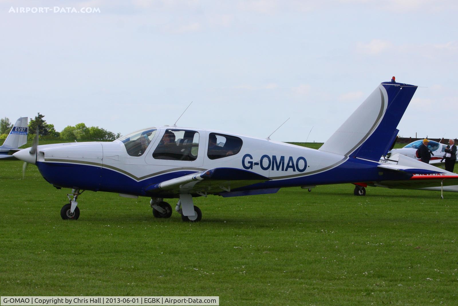 G-OMAO, 1983 Socata TB-20 Trinidad C/N 378, at AeroExpo 2013