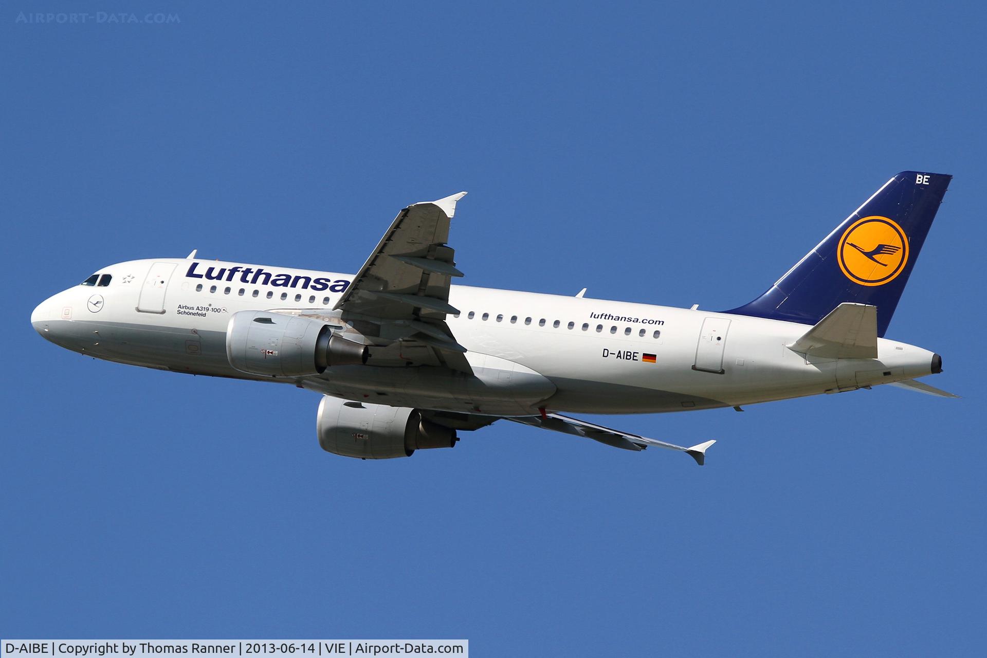 D-AIBE, 2010 Airbus A319-112 C/N 4511, Lufthansa Airbus A319