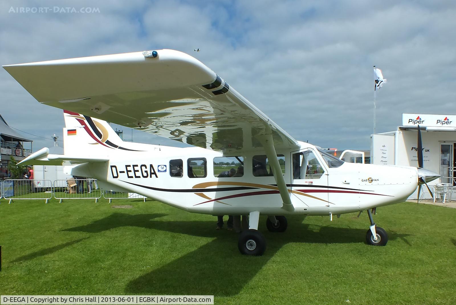 D-EEGA, 2012 Gippsland GA-8-TC320 Airvan C/N GA8-TC320-12-188, at AeroExpo 2013