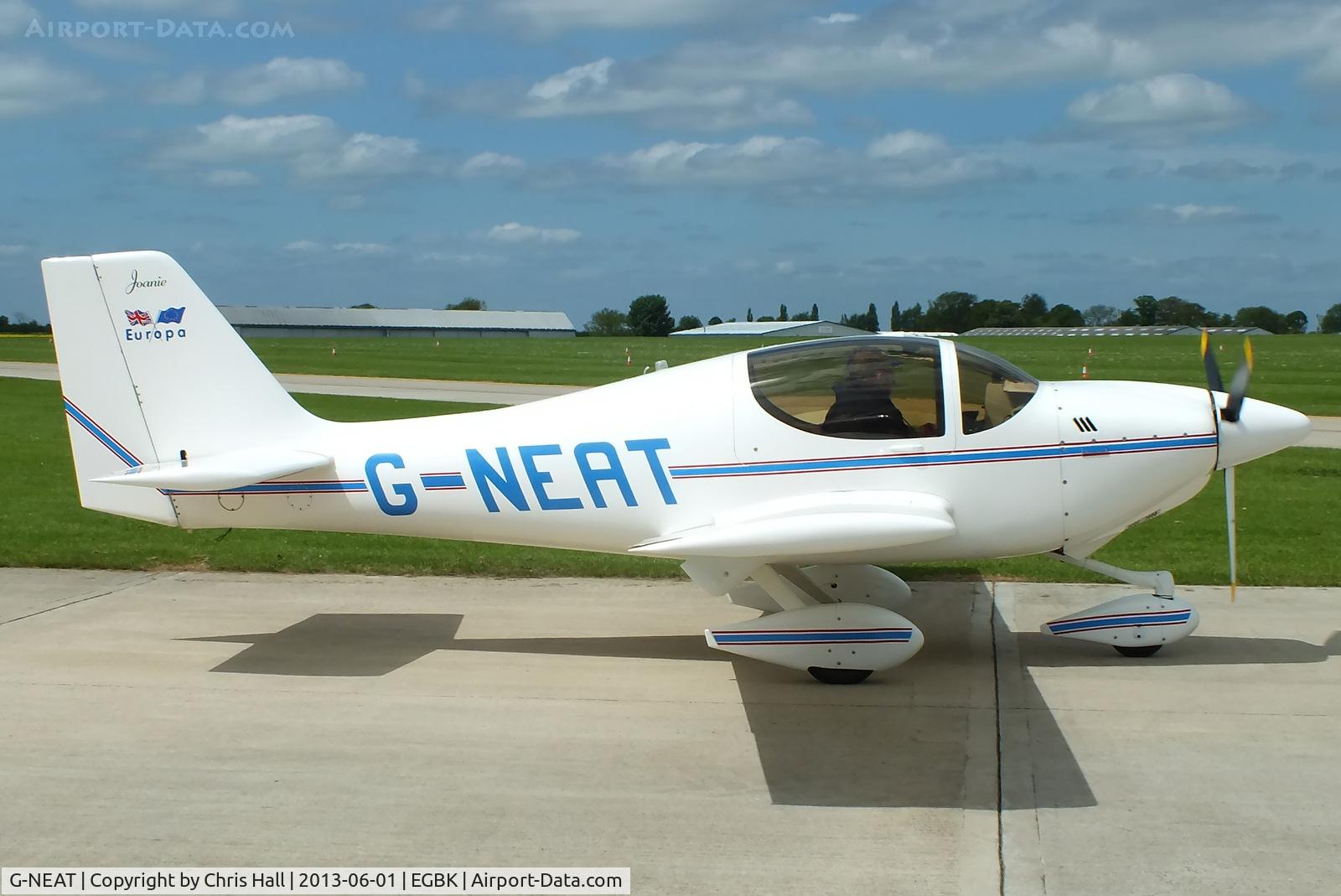 G-NEAT, 1996 Europa Tri-Gear C/N PFA 247-12642, at AeroExpo 2013