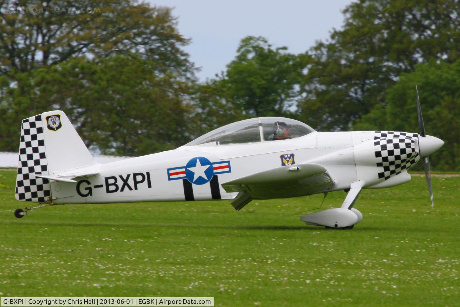 G-BXPI, 1998 Vans RV-4 C/N PFA 181-12426, at AeroExpo 2013