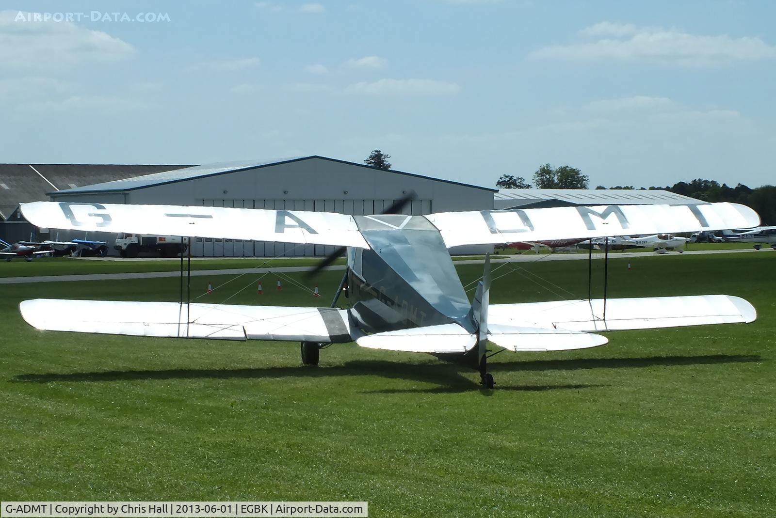 G-ADMT, 1936 De Havilland DH.87B Hornet Moth C/N 8093, at AeroExpo 2013