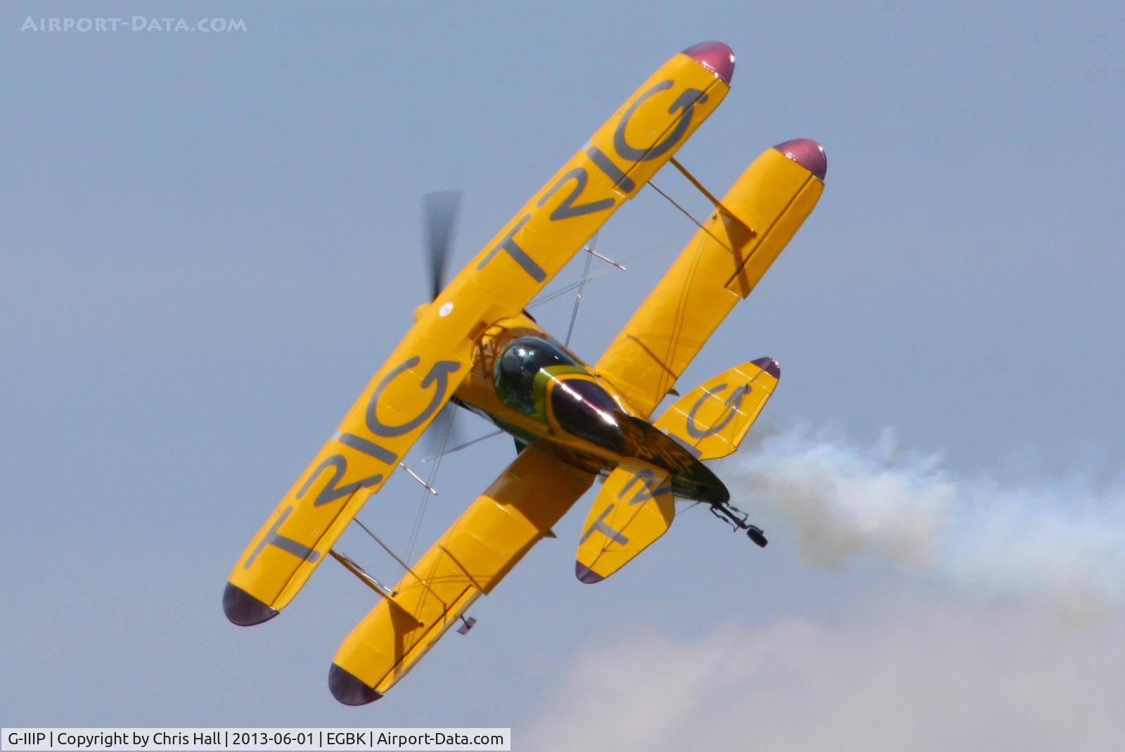 G-IIIP, 1984 Pitts S-1D Special C/N PFA 009-10195, displaying at AeroExpo 2013