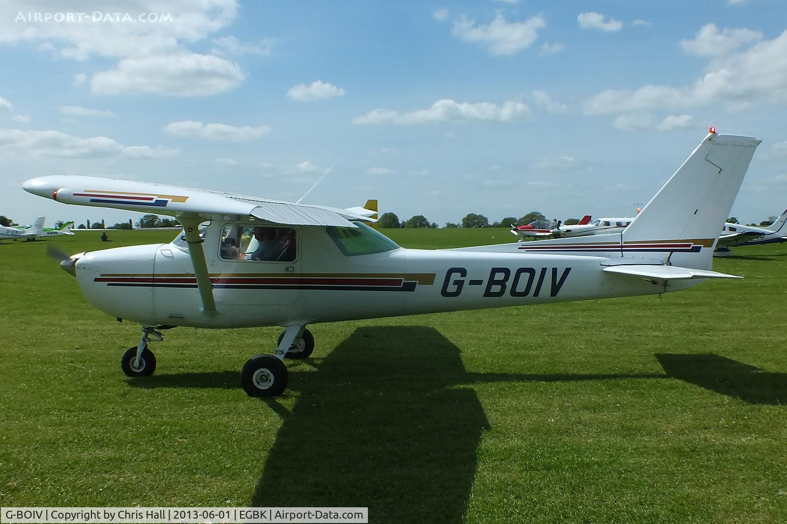 G-BOIV, 1976 Cessna 150M C/N 150-78620, at AeroExpo 2013