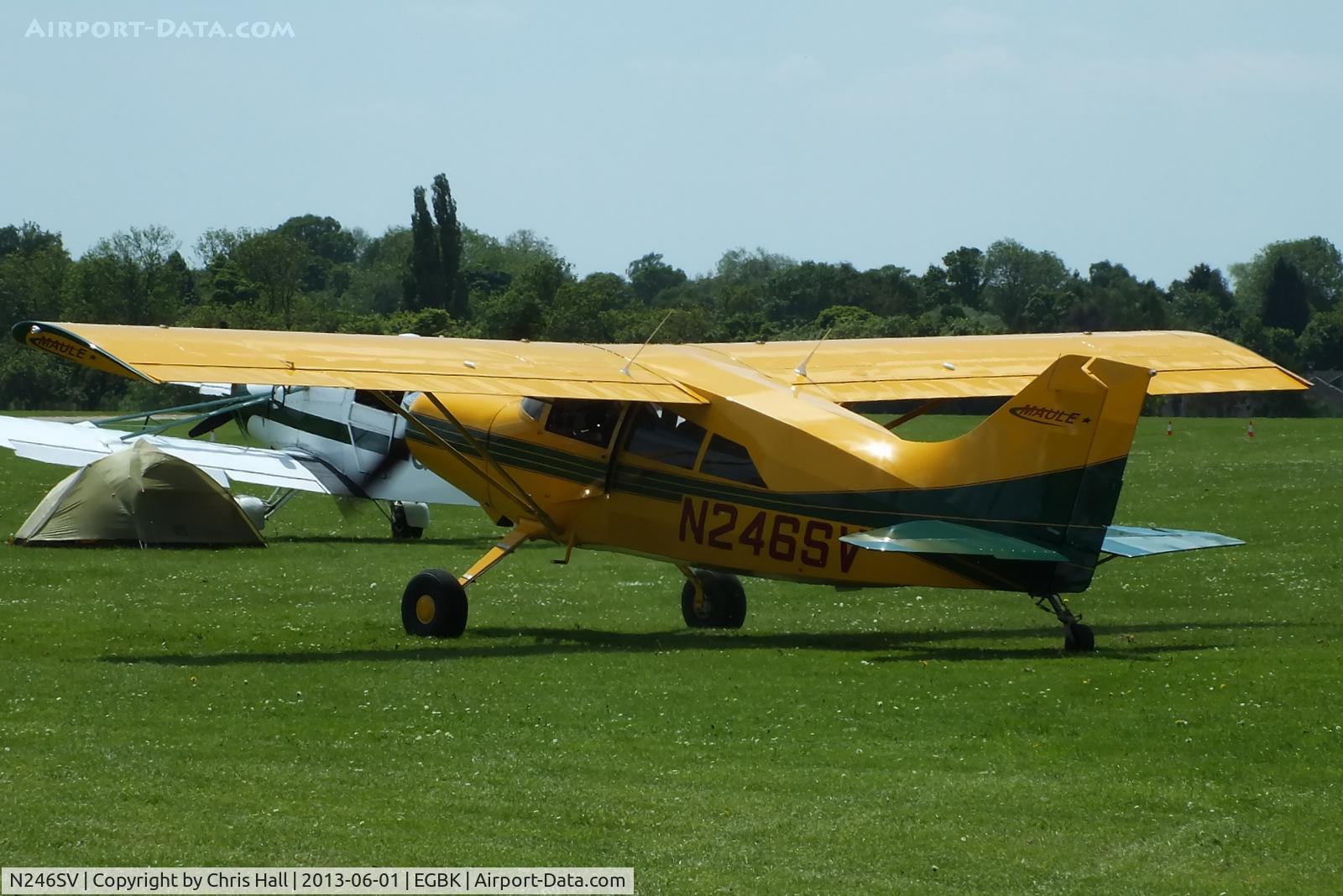 N246SV, 2001 Maule M-7-235C Orion C/N 25068C, at AeroExpo 2013