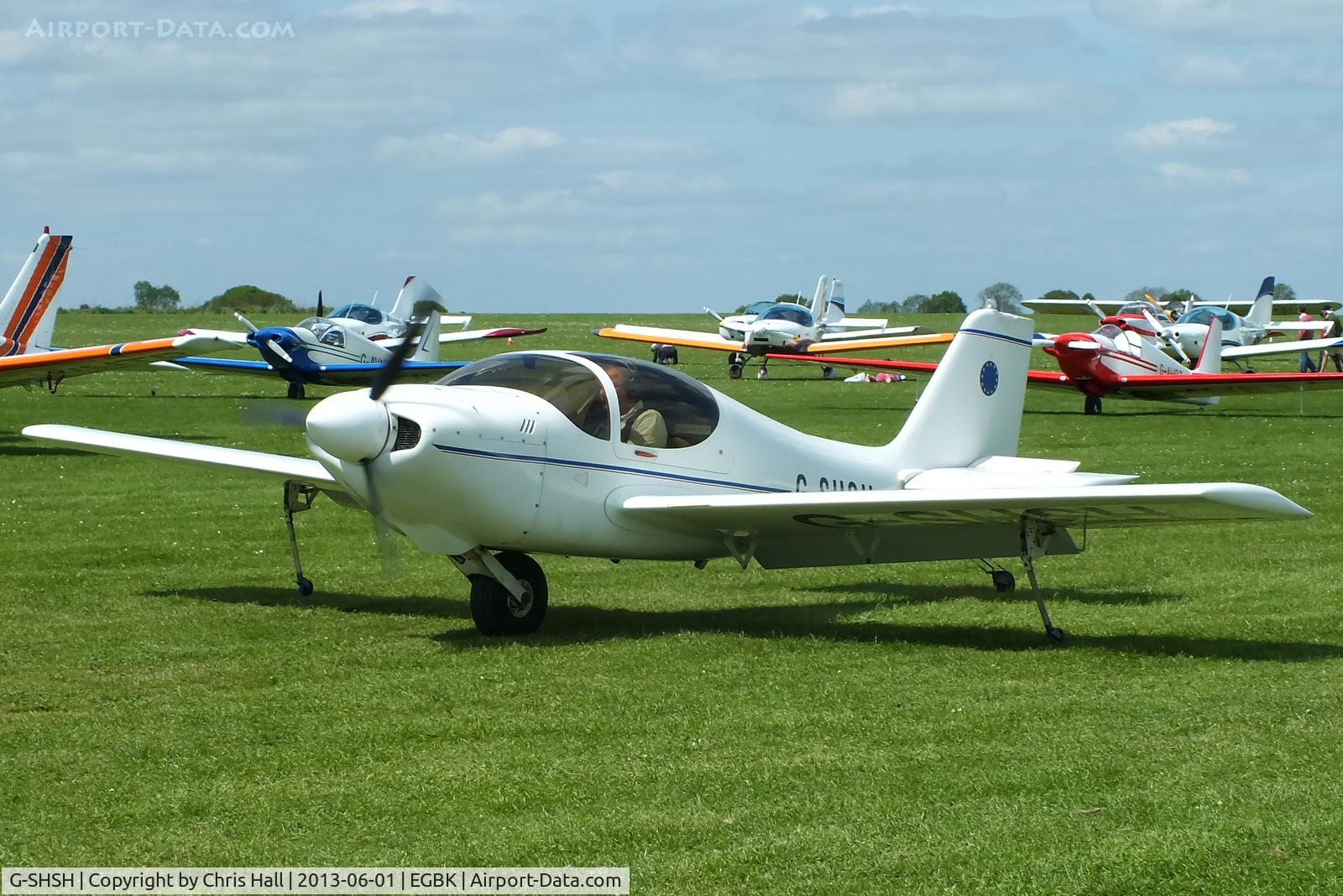 G-SHSH, 2002 Europa Monowheel C/N PFA 247-12722, at AeroExpo 2013