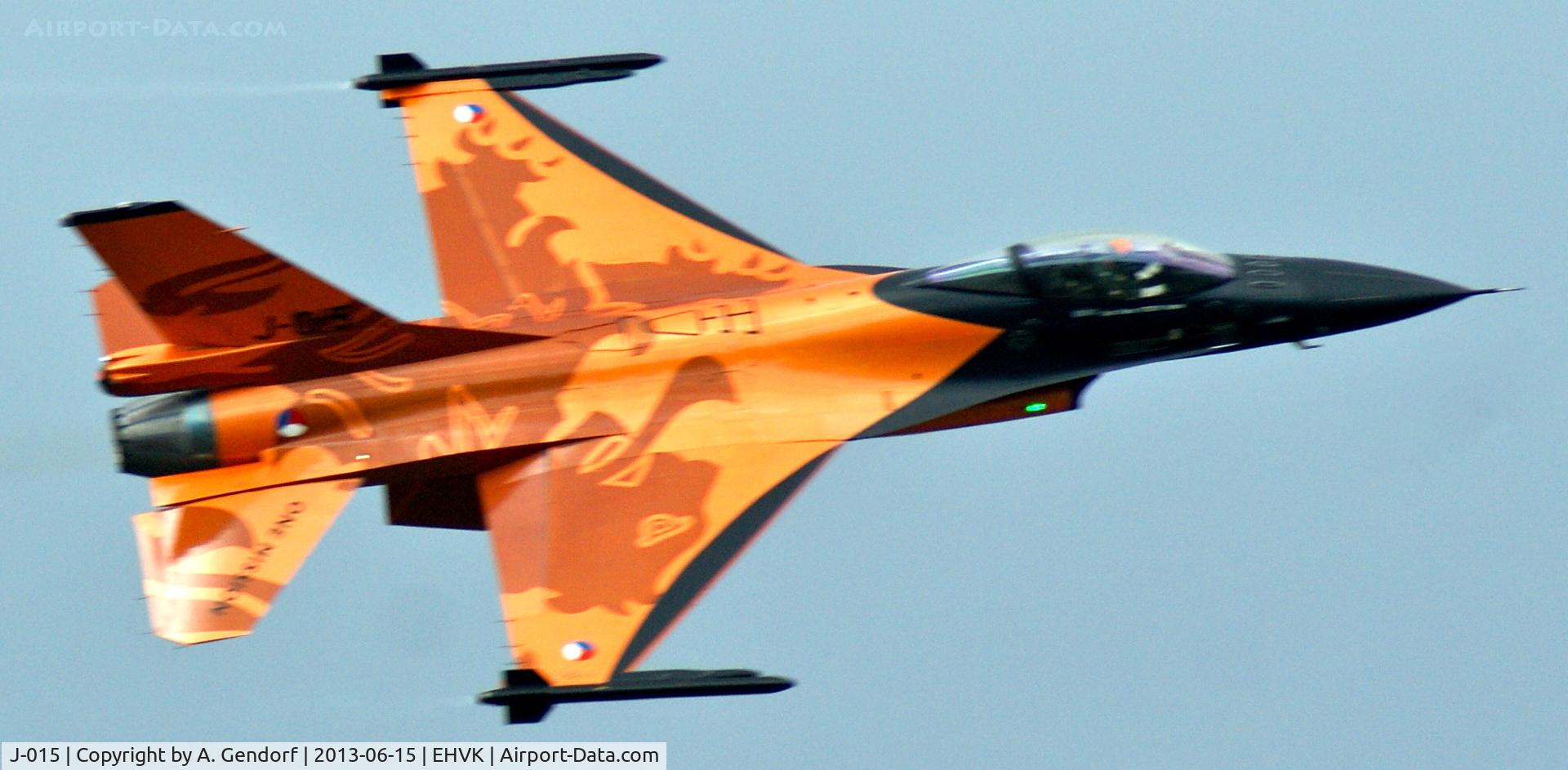 J-015, 1991 Fokker F-16A Fighting Falcon C/N 6D-171, RNLAF / F-16 Demo Team (
