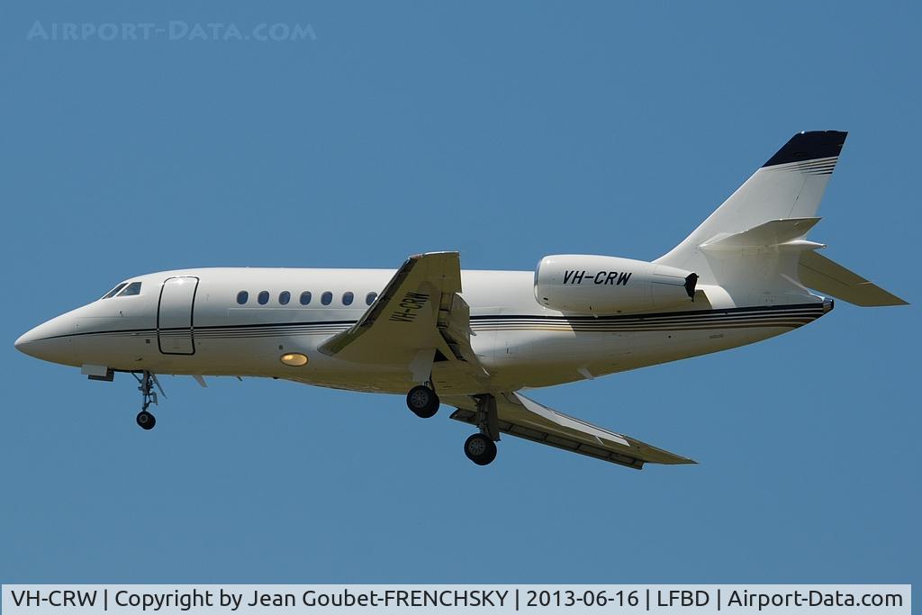 VH-CRW, 2013 Dassault Falcon 7X C/N 217, Sydney Jet Charter