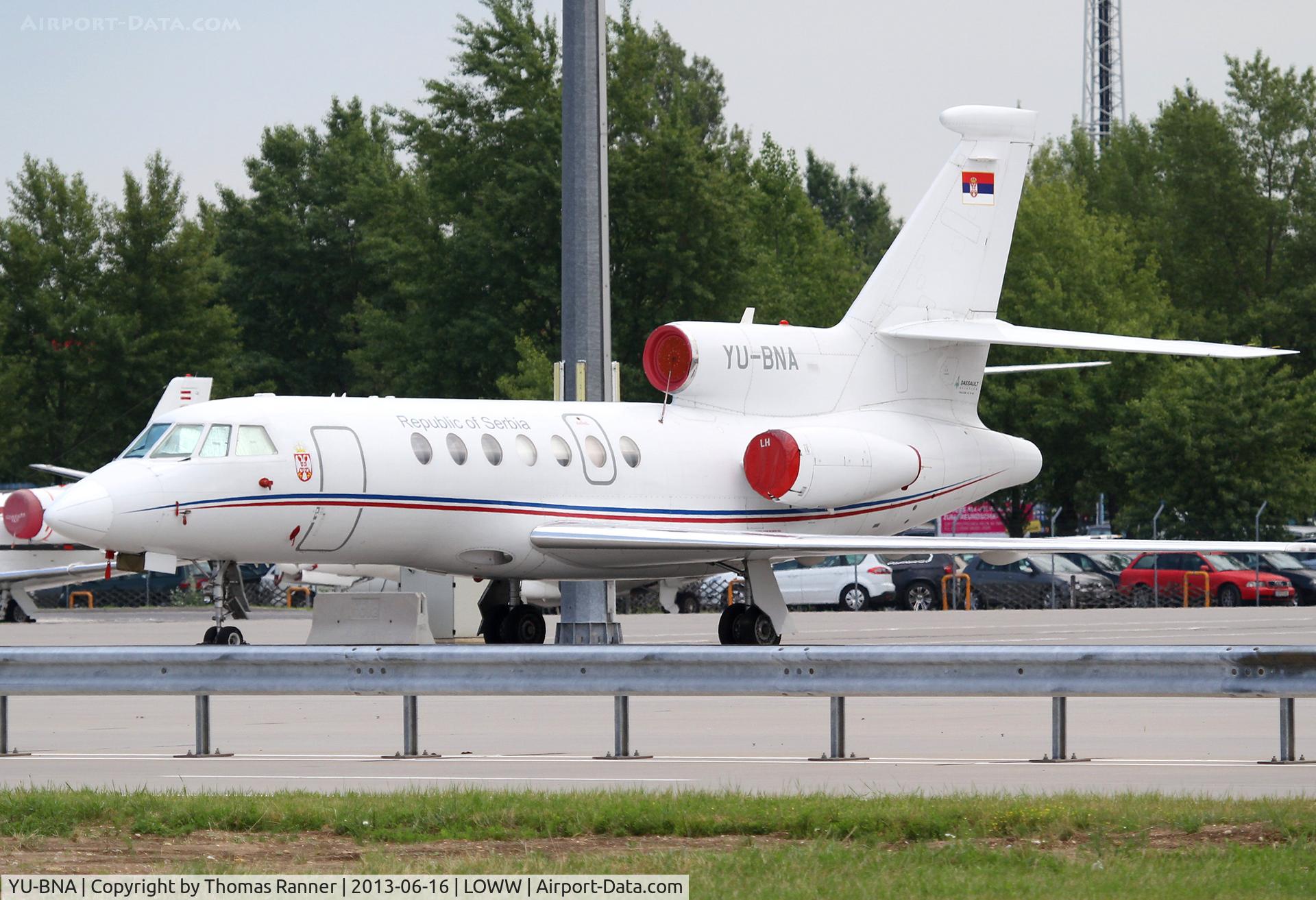 YU-BNA, 1981 Dassault Falcon 50 C/N 43, Republic of Serbia Falcon 50