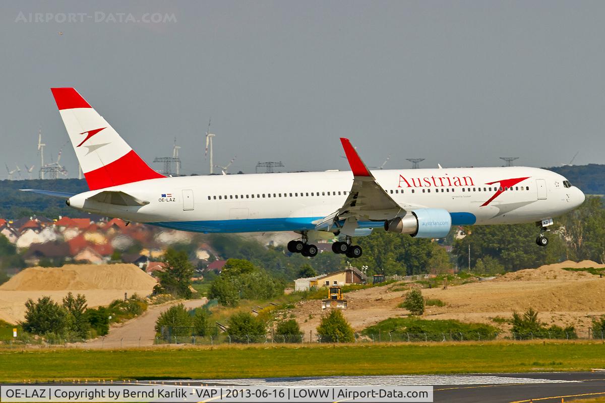 OE-LAZ, 1999 Boeing 767-3Z9 C/N 30331, Rwy 16
