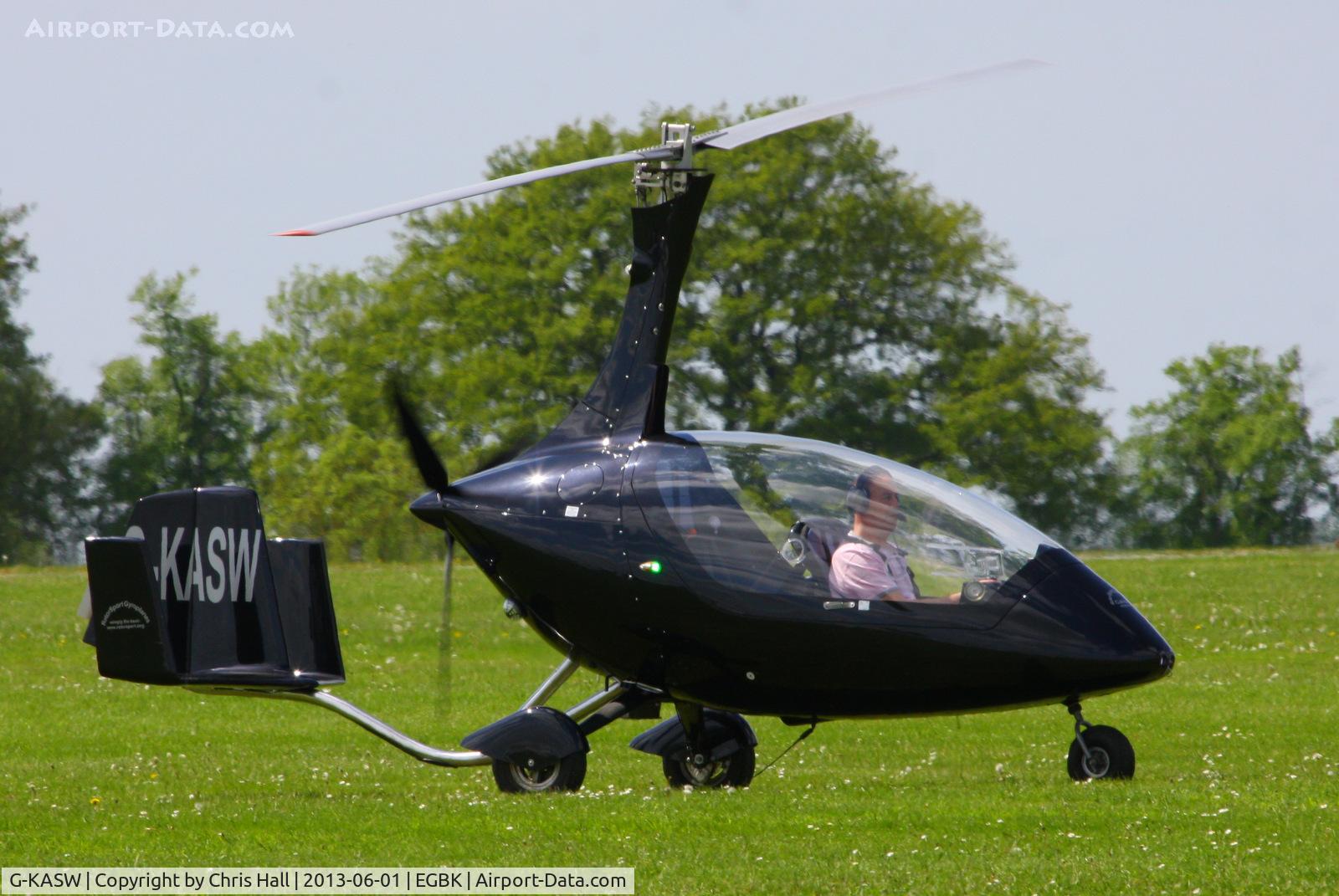 G-KASW, 2010 Rotorsport UK Calidus C/N RSUK/CALS/006, at AeroExpo 2013