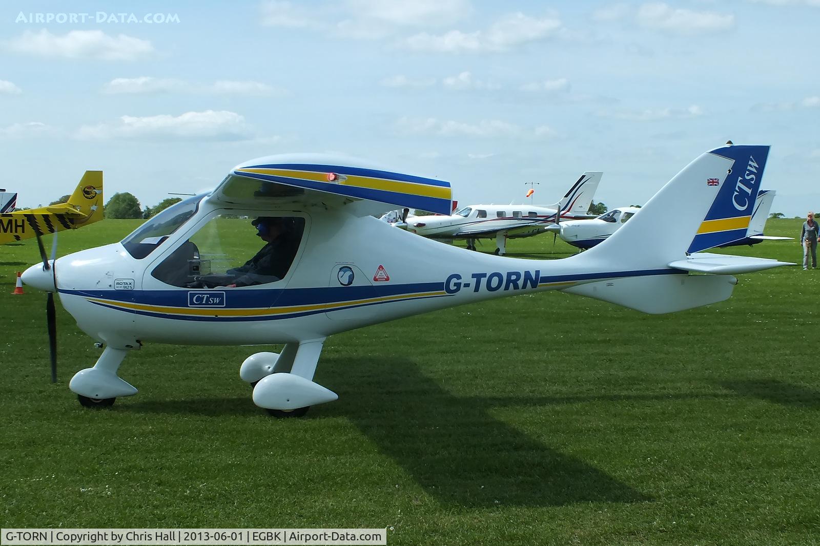 G-TORN, 2006 Flight Design CTSW C/N 8189, at AeroExpo 2013