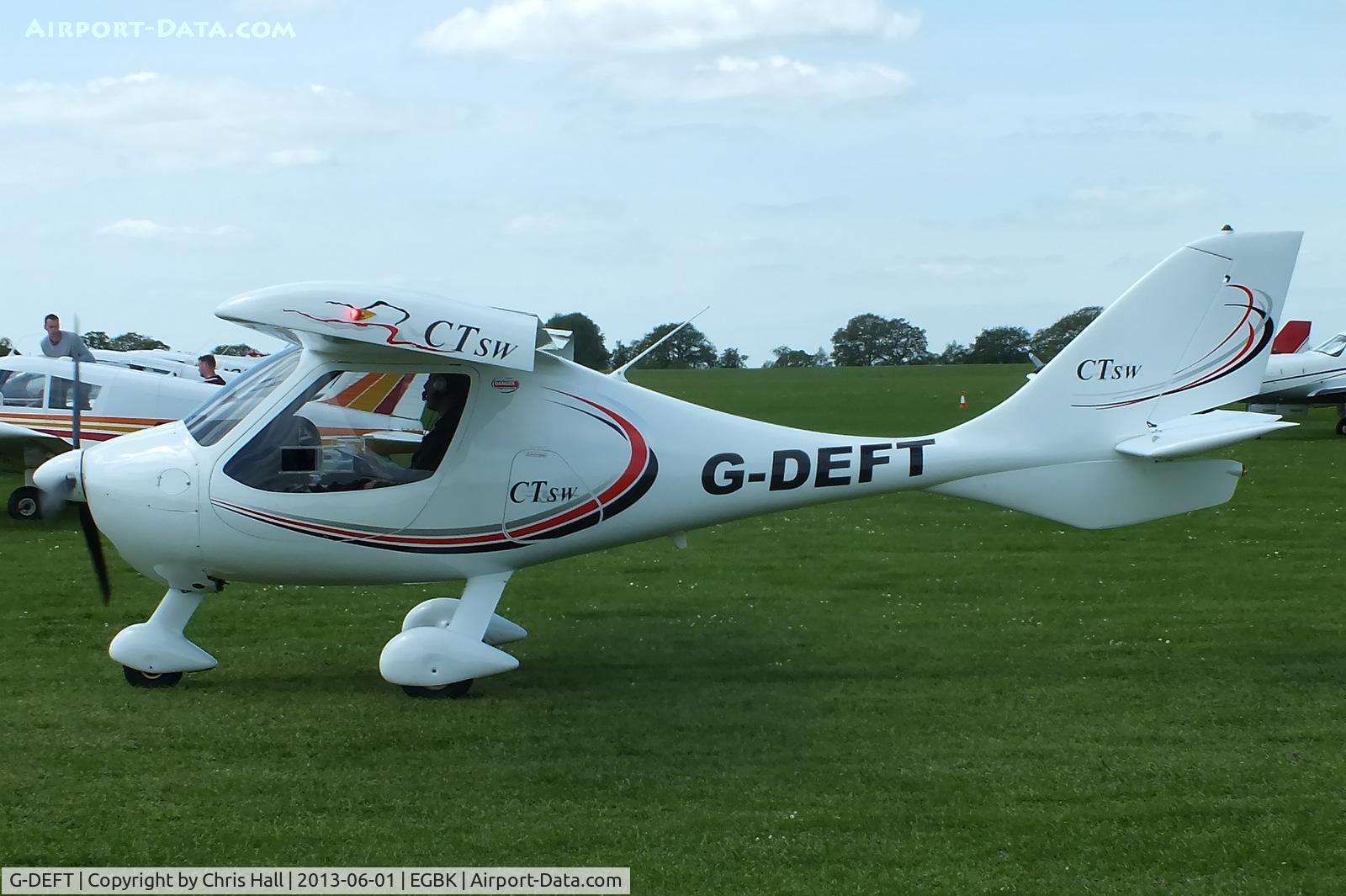 G-DEFT, 2007 Flight Design CTSW C/N 8313, at AeroExpo 2013