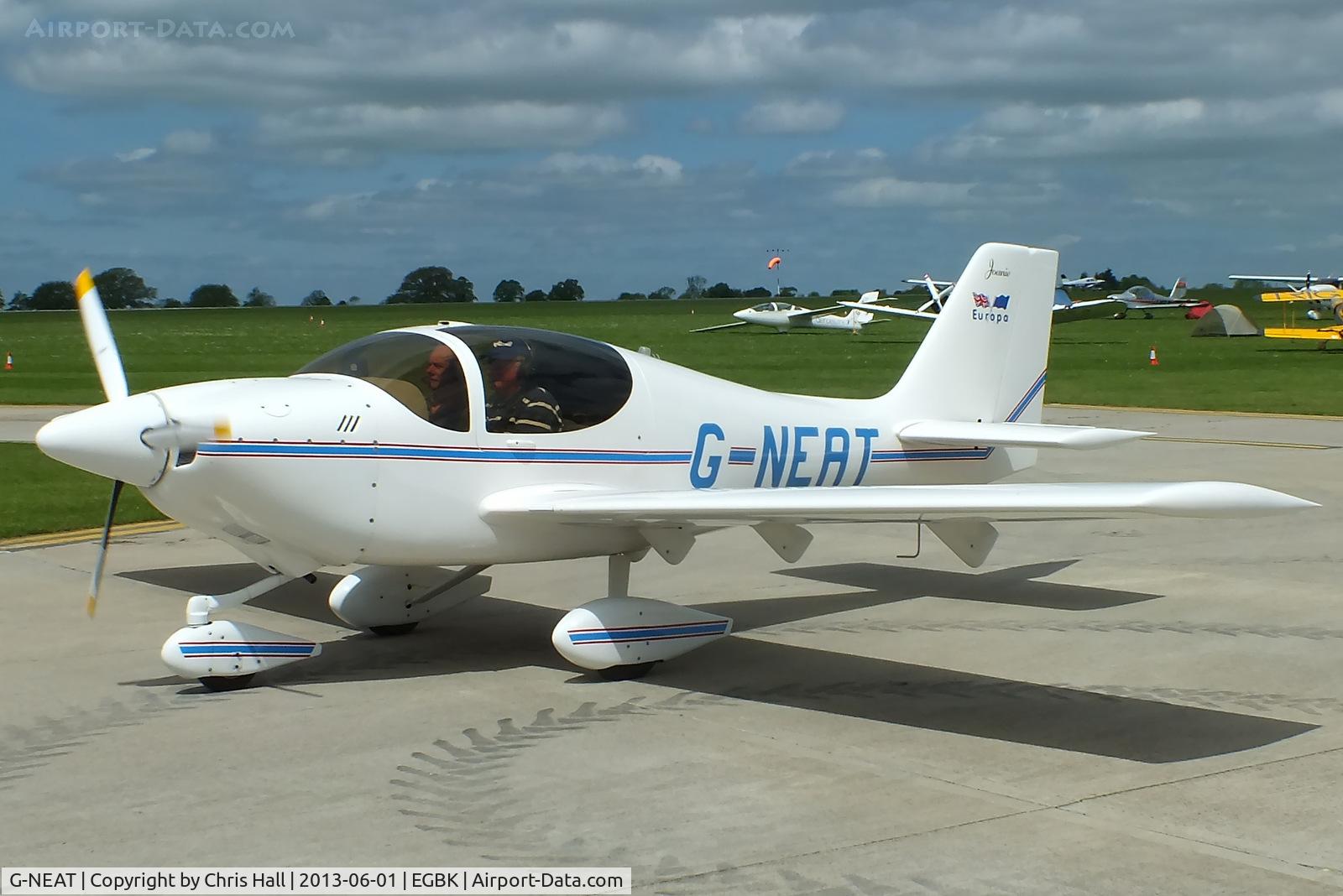 G-NEAT, 1996 Europa Tri-Gear C/N PFA 247-12642, at AeroExpo 2013