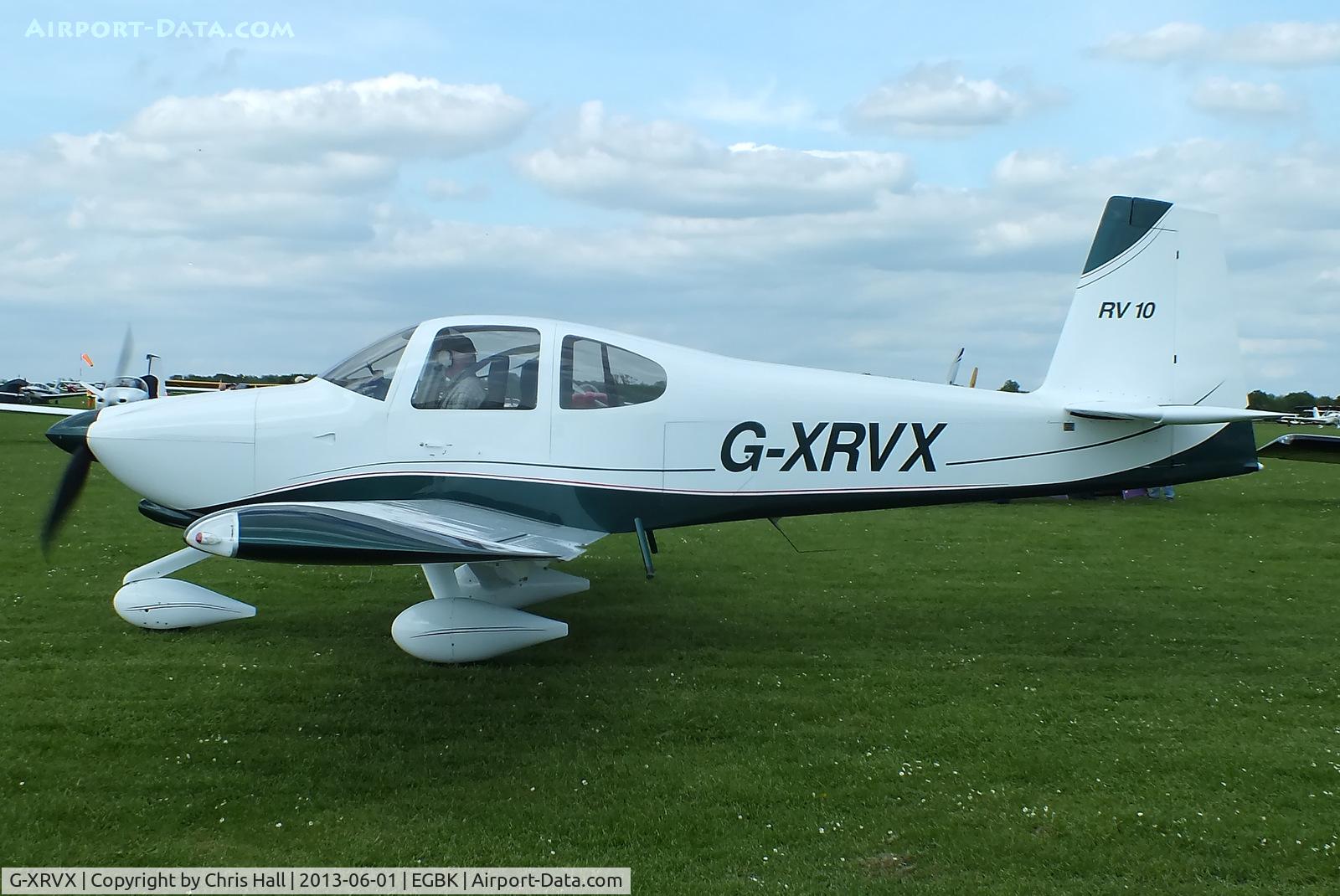 G-XRVX, 2006 Van's RV-10 C/N PFA 339-14592, at AeroExpo 2013