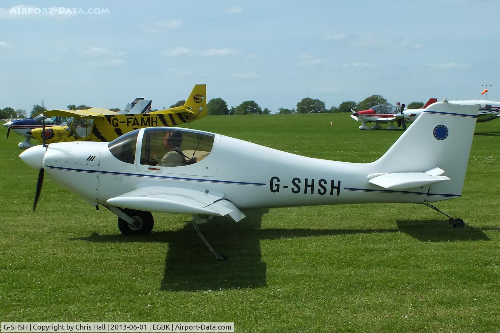 G-SHSH, 2002 Europa Monowheel C/N PFA 247-12722, at AeroExpo 2013